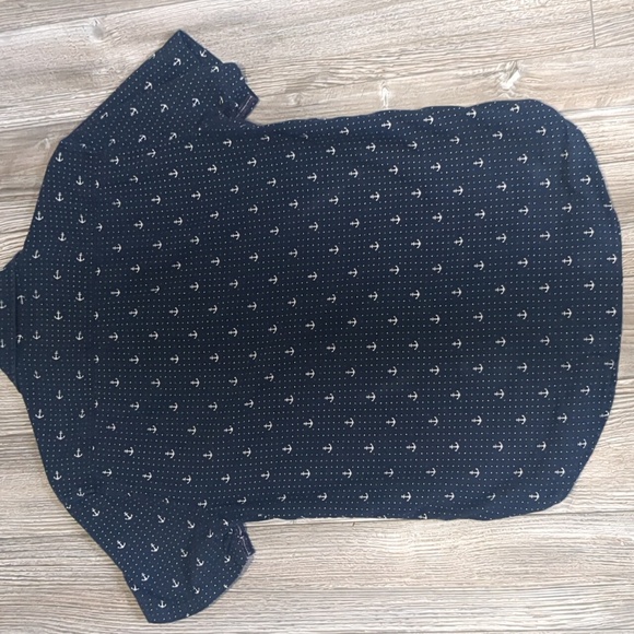 BOGO!! Cactus New York On the Road Slim Fit Anchor Print Casual Shirt Medium - Picture 4 of 4